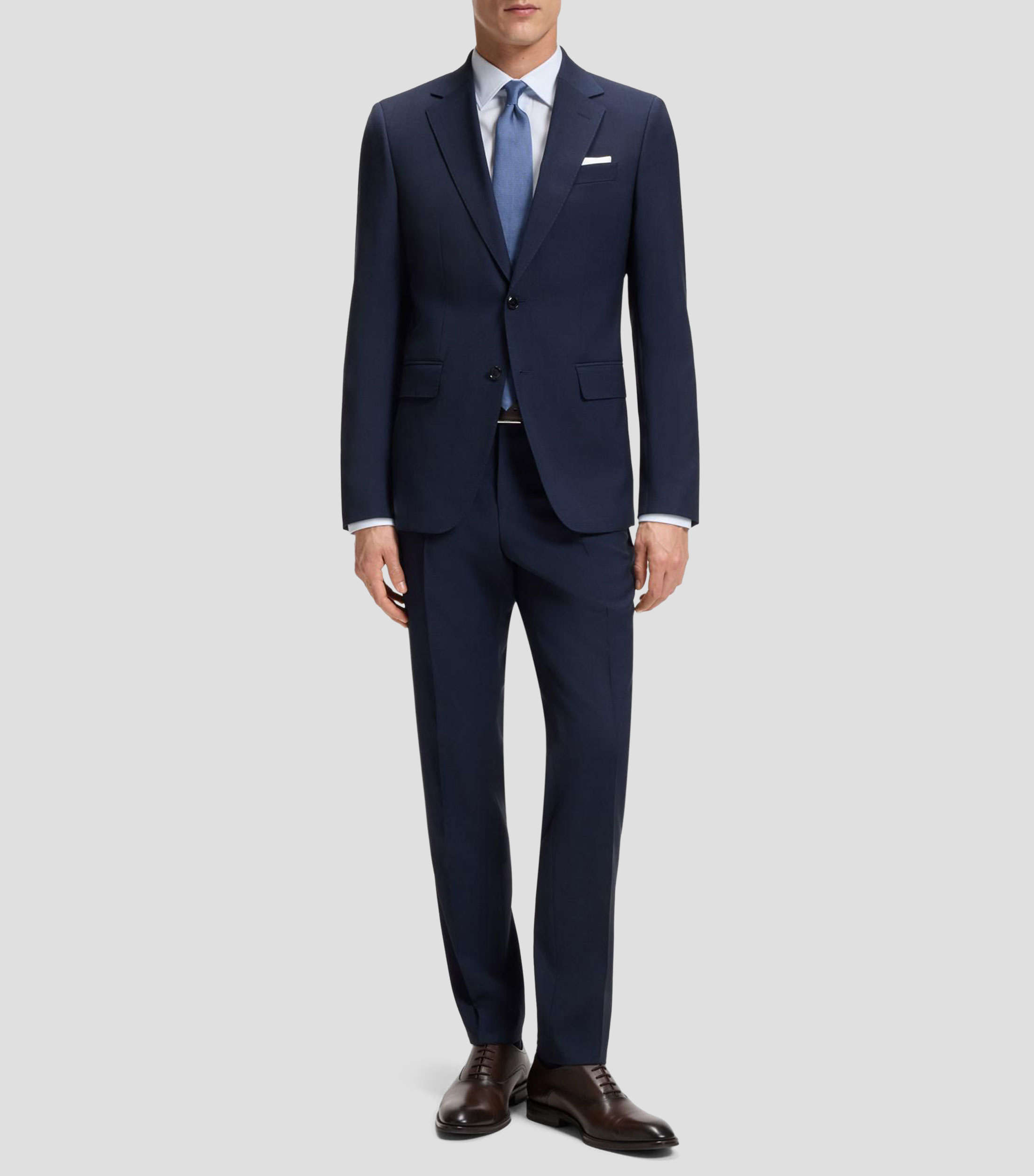 Camisa slim en elegante algodón italiano Hombre